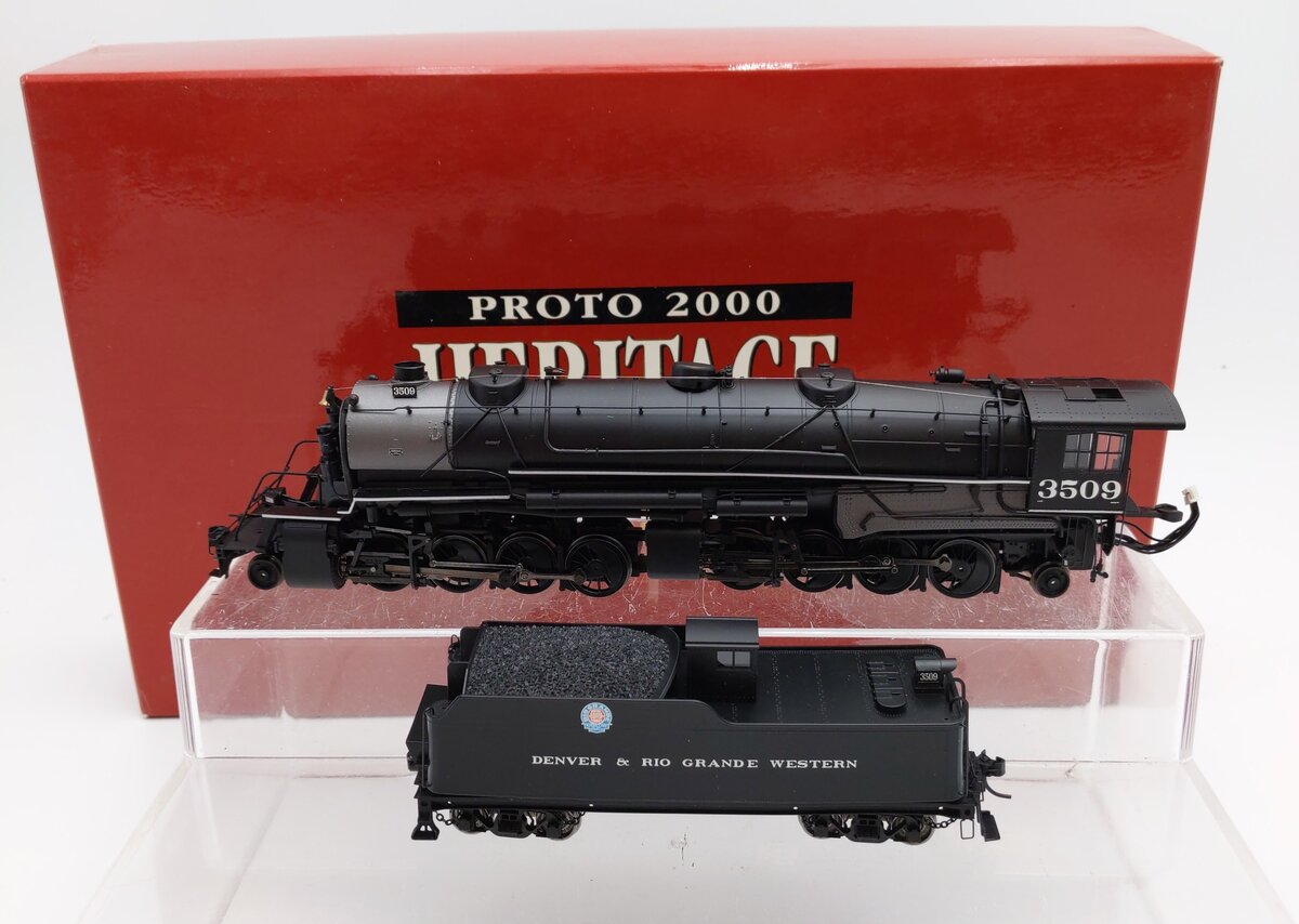Proto 2000 31224 HO Scale D&RGW 2-8-8-2 Steam Locomotive & Tender LN/Box