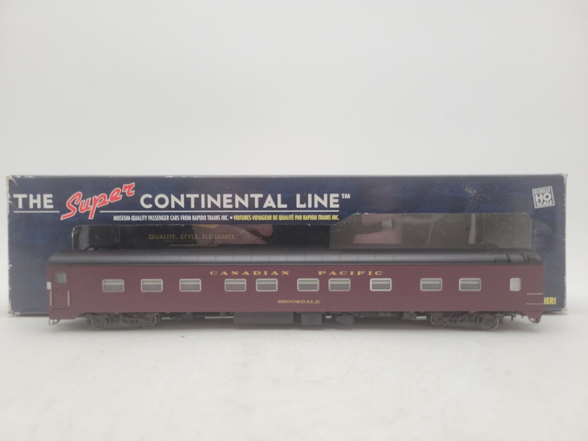 Rapido Trains 104037 HO Scale Canadian Pacific "Brookdale" 10-5 Sleeper EX/Box