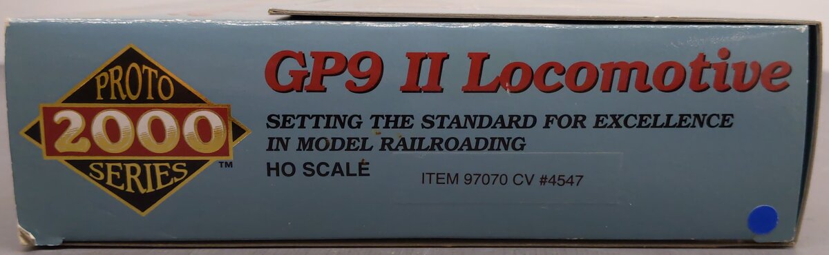 Proto 2000 97070 HO Central Vermont GP9 II Diesel Locomotive #4547 EX/Box