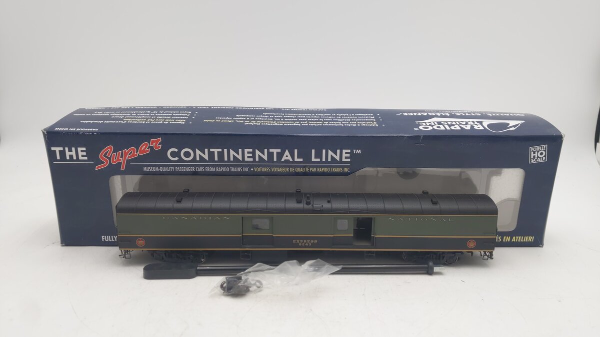 Rapido Trains 106019 HO Canadian National Baggage Express Car #9243 EX/Box