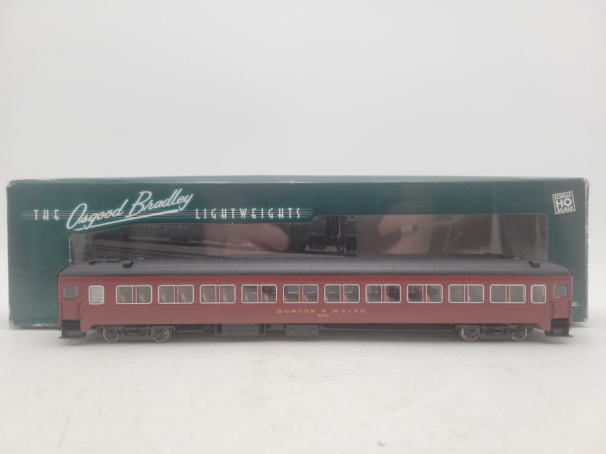 Rapido Trains 109052 HO Boston & Maine PS Osgood-Bradley 10-Window Coach #4601 EX/Box