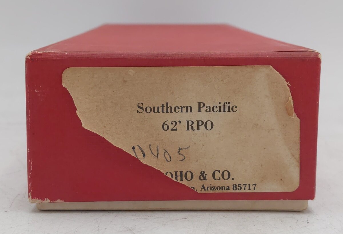 S. Soho & Co. HO Scale BRASS Southern Pacific RPO - Unpainted VG/Box