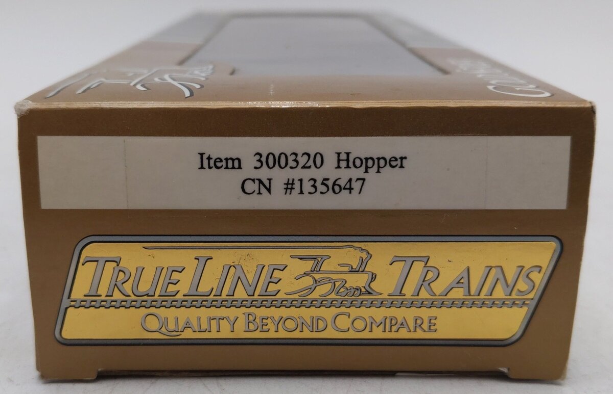 True Line Trains 300320 HO Scale Canadian National 4-Bay Hopper Car #135647 LN/Box