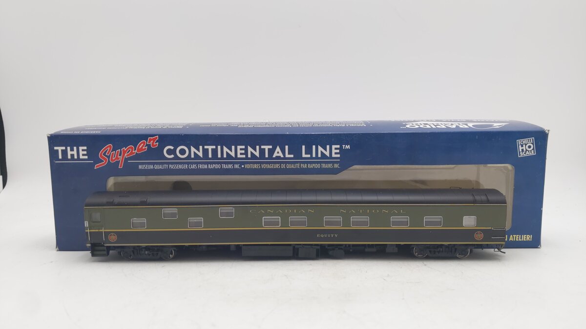 Rapido Trains 101016 HO Scale Candian National Railways Duplex Sleeper #1143 EX/Box