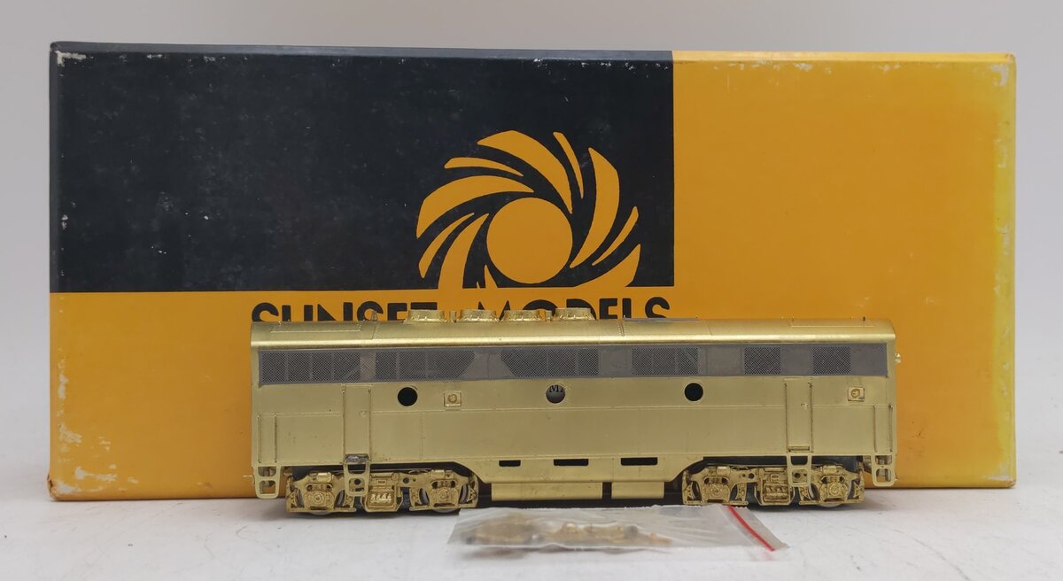 Sunset Models HO Scale BRASS Powered EMD F-3 B-Unit (Unpainted) EX/Box
