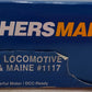 Walthers 910-9202 HO Scale Boston & Main Powered Diesel Locomotive #1117 EX/Box
