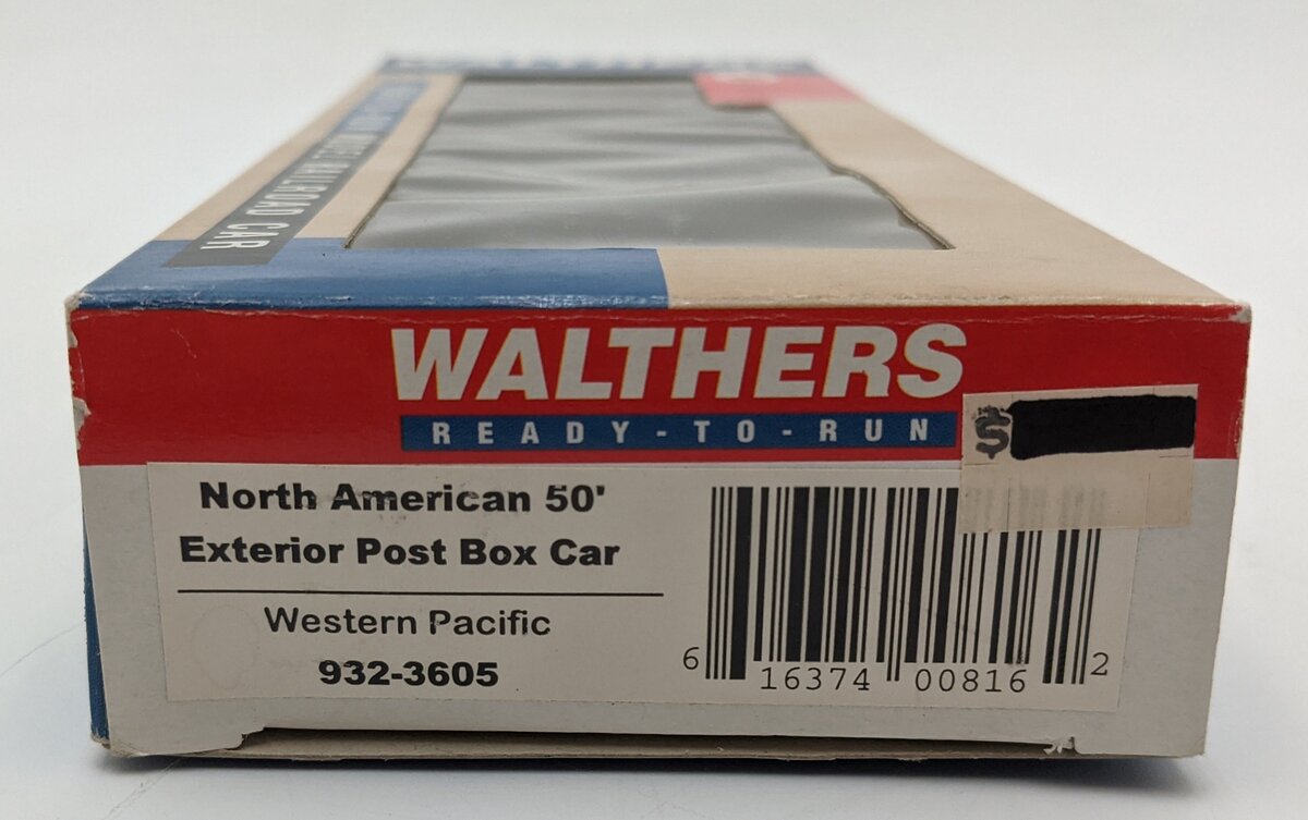 Walthers 932-3605 HO Scale WP North American 50' Exterior Post Boxcar #60530 EX/Box
