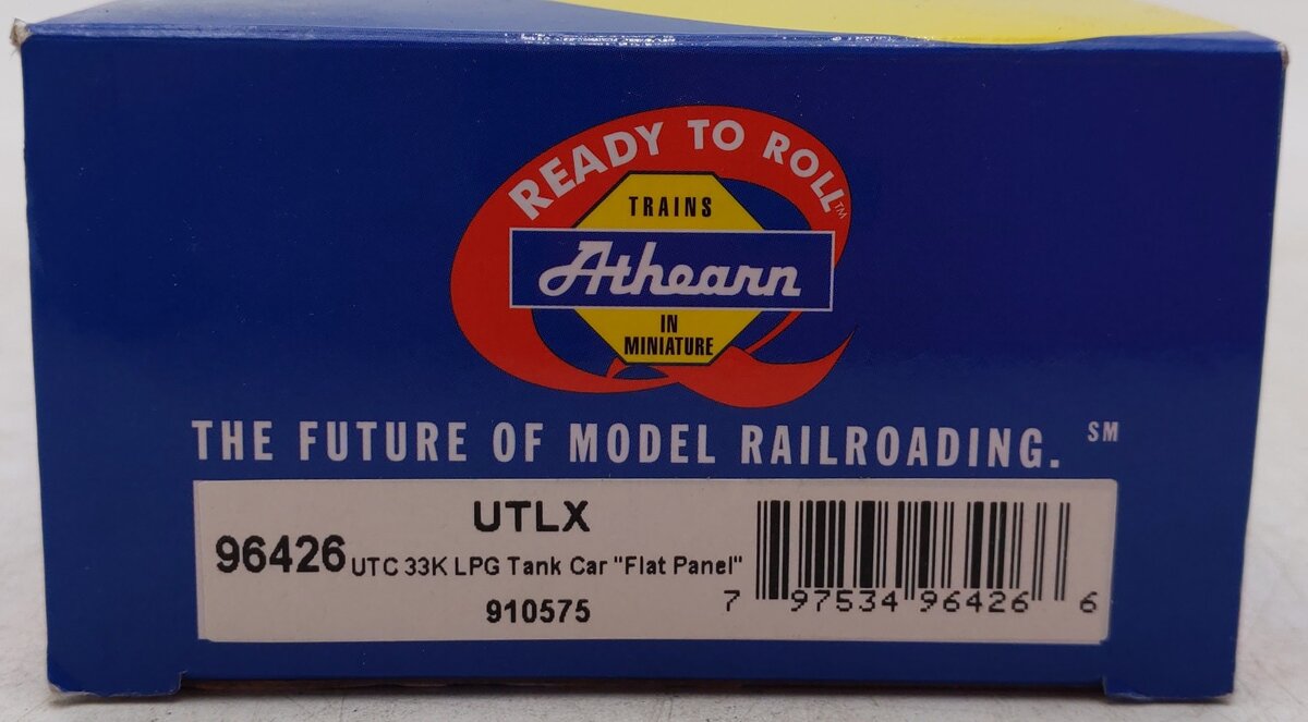 Athearn 96426 HO UTLX 33.9K LPG Tank Car #910575 VG/Box