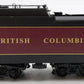 HO Scale BRASS British Columbia Tender- F/P EX