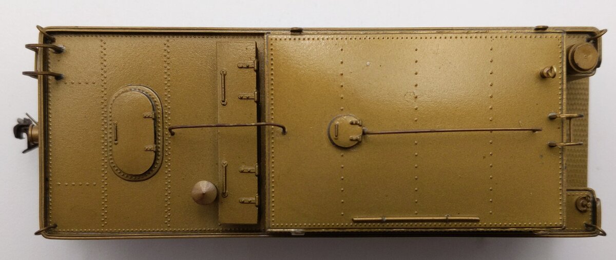 HO Scale BRASS 30' Tender- Unpainted VG
