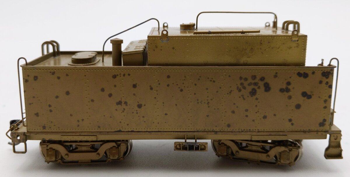 HO Scale BRASS 30' Tender- Unpainted VG