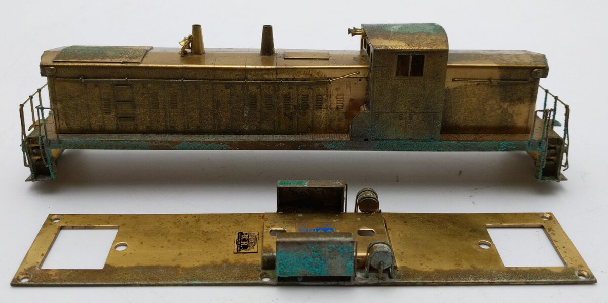 Custom NJ Brass DE-106 HO BRASS GM (Canada) GMD 1 A1A-A1A Locomotive- Unpainted/Box