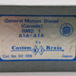 Custom NJ Brass DE-106 HO BRASS GM (Canada) GMD 1 A1A-A1A Locomotive- Unpainted/Box
