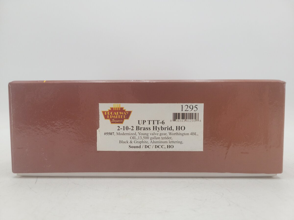 Broadway Limited 1295 HO UP TTT-6 2-10-2 Steam Loco Paragon3 Sound/DC/DCC #5507 EX/Box