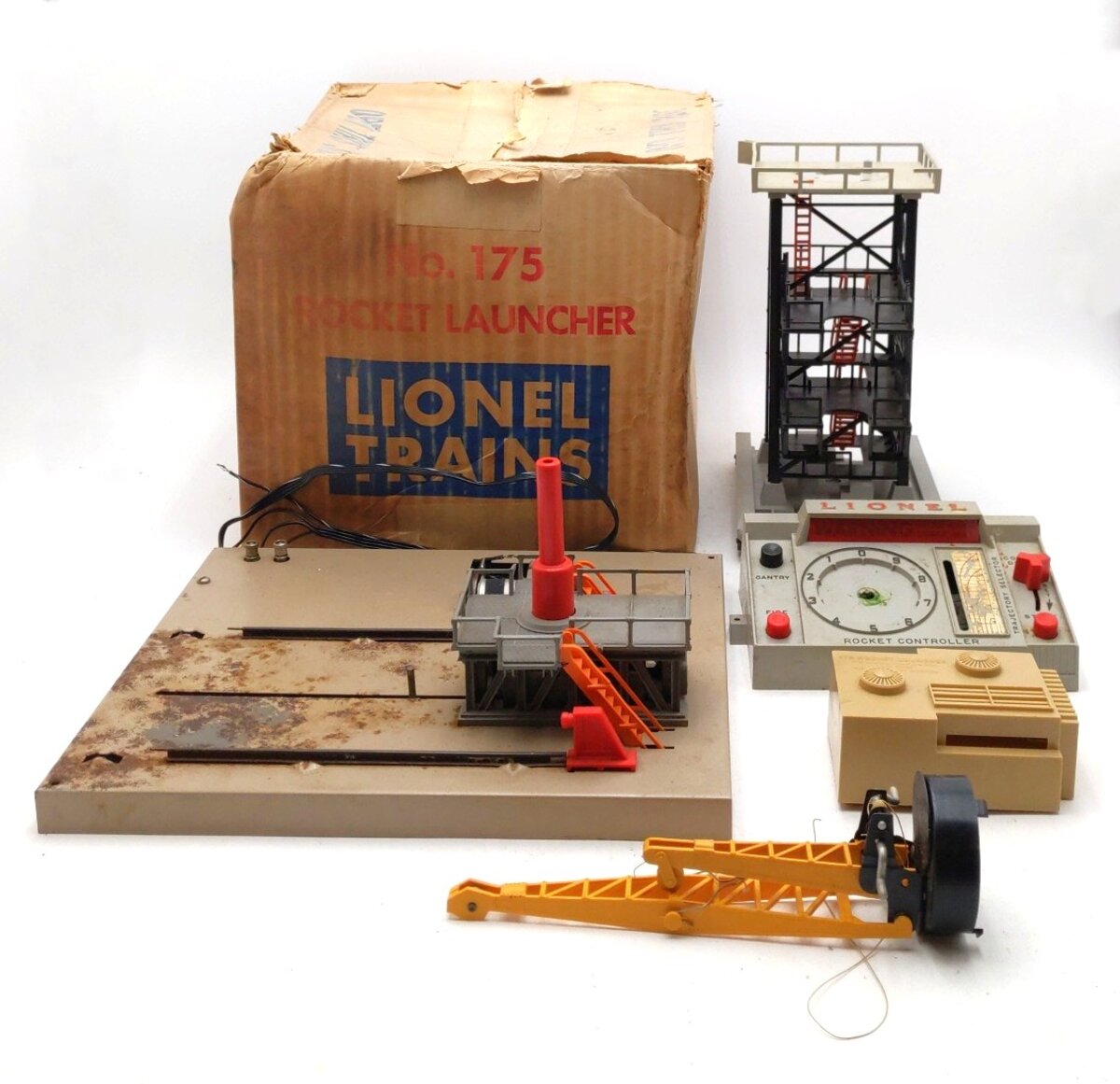 Lionel 175 Vintage O Operating Rocket Launcher Platform/Box