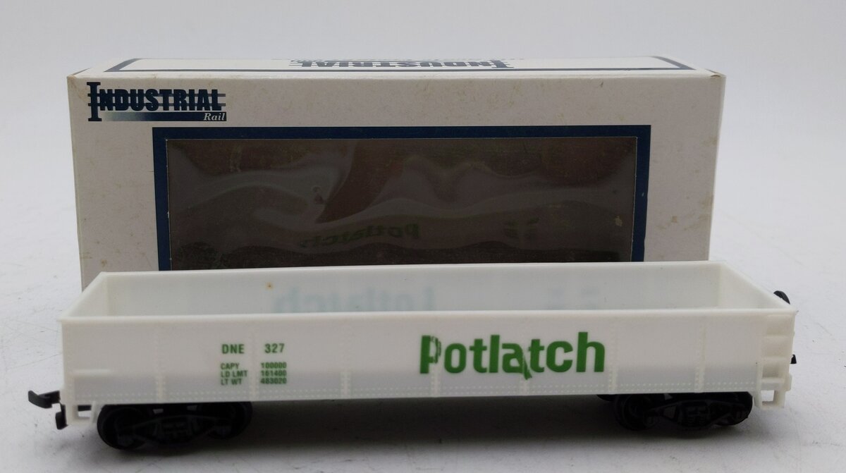 Industrial Rail HO Potlatch Gondola Freight Car #327 LN/Box