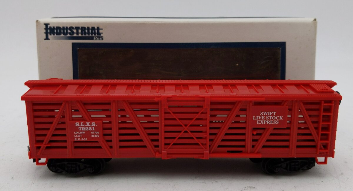 Industrial Rail HO Swift Live Stock Express Stock Car #72221 LN/Box