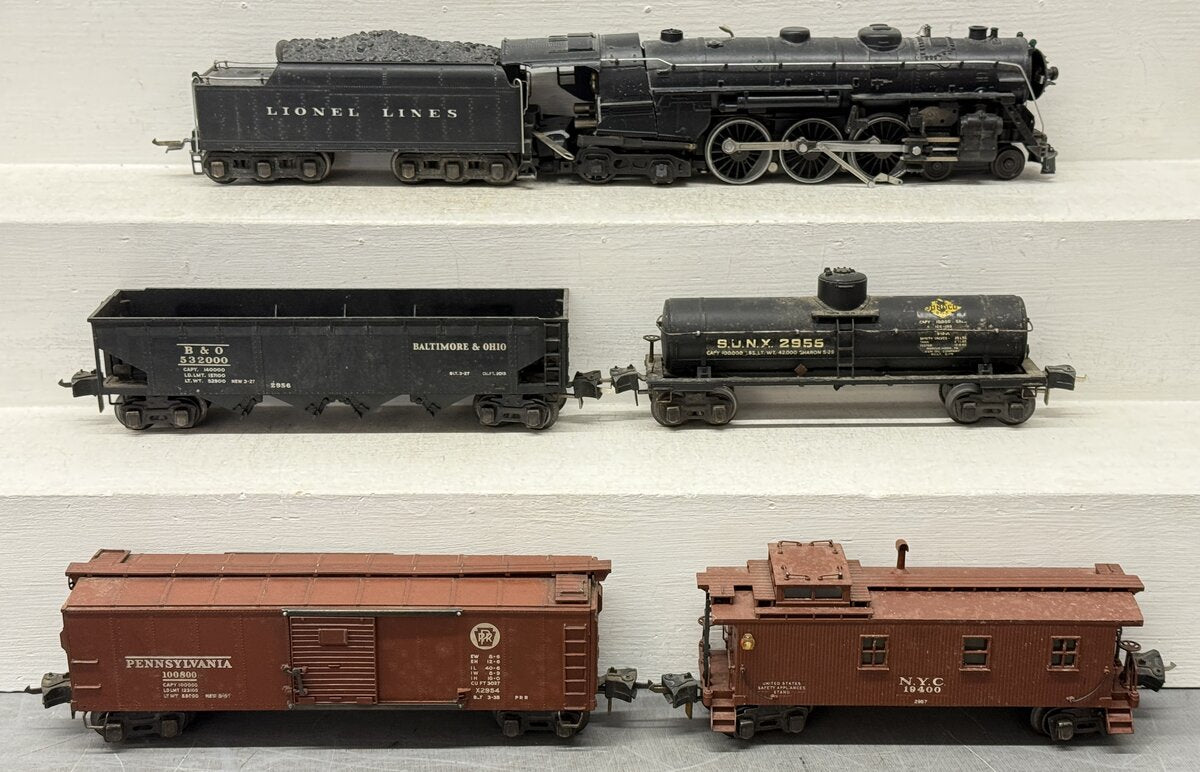 Lionel Vintage O 787W 763-E Steam Locomotive Set w/2957, 2954, 2955, 2956, 2226W