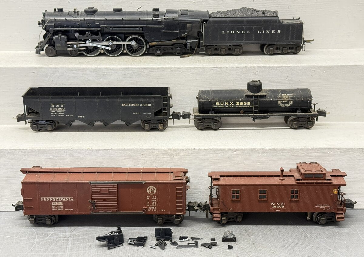 Lionel Vintage O 787W 763-E Steam Locomotive Set w/2957, 2954, 2955, 2956, 2226W