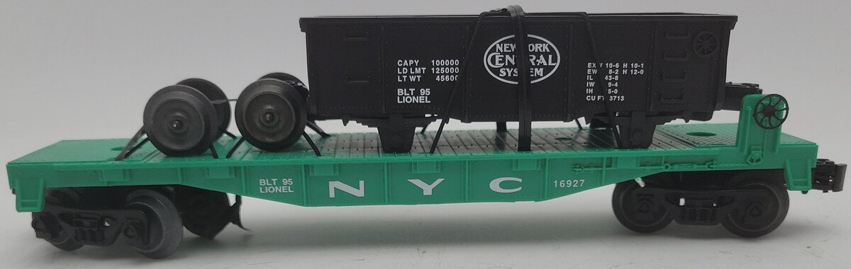 Lionel 6-16927 O Gauge New York Central Flatcar w/ Gondolas EX/Box