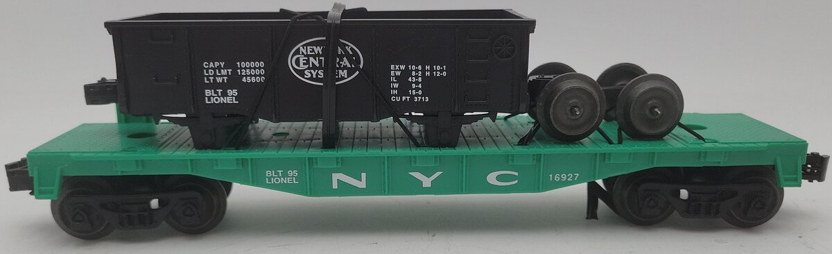 Lionel 6-16927 O Gauge New York Central Flatcar w/ Gondolas EX/Box