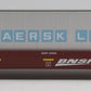 MTH 20-95415 O Gauge BNSF Husky Stack Car w/Container #238595 EX/Box