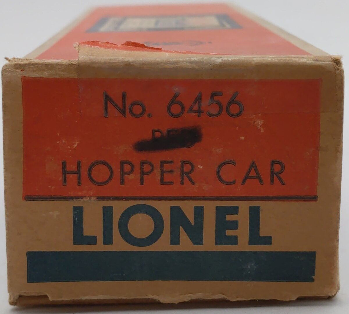 Lionel 6456-75 Vintage O Lehigh Valley Glossy Red Hopper - Very Rare/Box