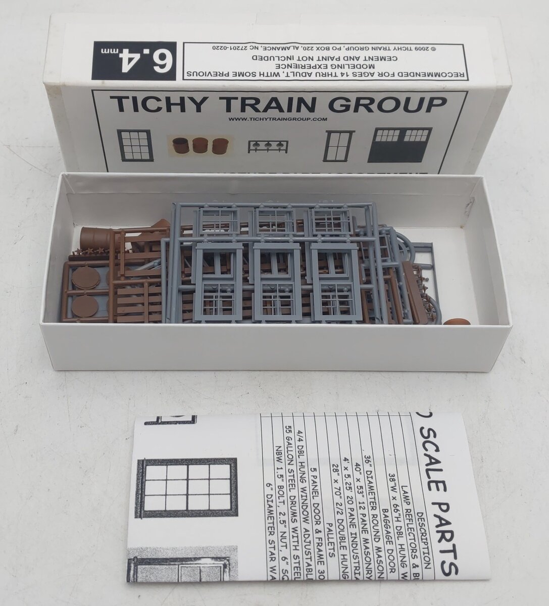 Tichy 2025 O Structure Parts Assortment (Box of 60) LN/Box