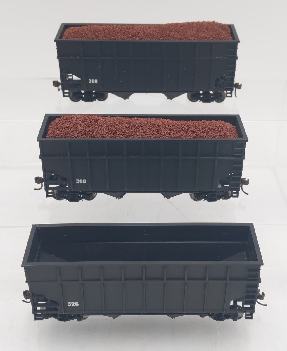Walthers 932-3091 HO U.S. Steel Coke Car #300/#308/#326 Kit (Pack of 3) LN/Box