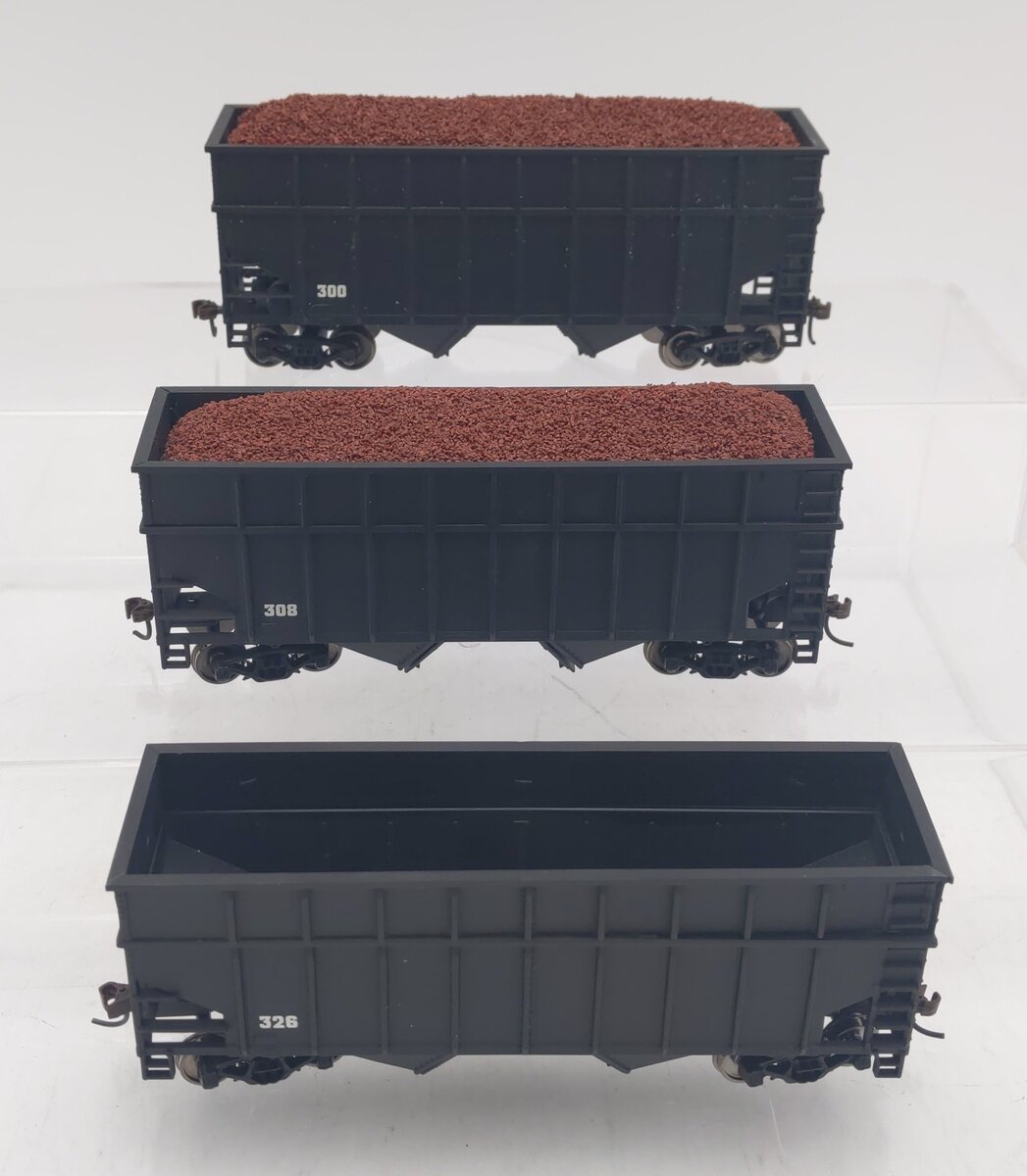 Walthers 932-3091 HO U.S. Steel Coke Car #300/#308/#326 Kit (Pack of 3) LN/Box