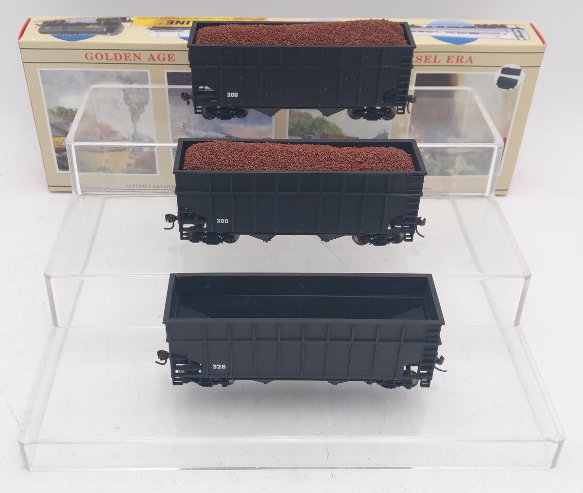 Walthers 932-3091 HO U.S. Steel Coke Car #300/#308/#326 Kit (Pack of 3) LN/Box