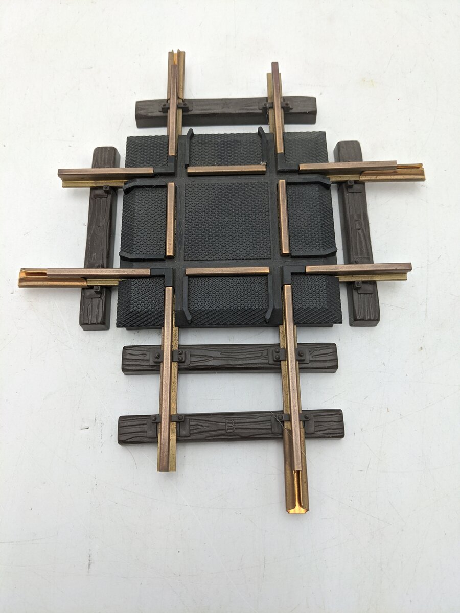 LGB 1310 G Scale 90 Degree Crossing Track Section EX/Box