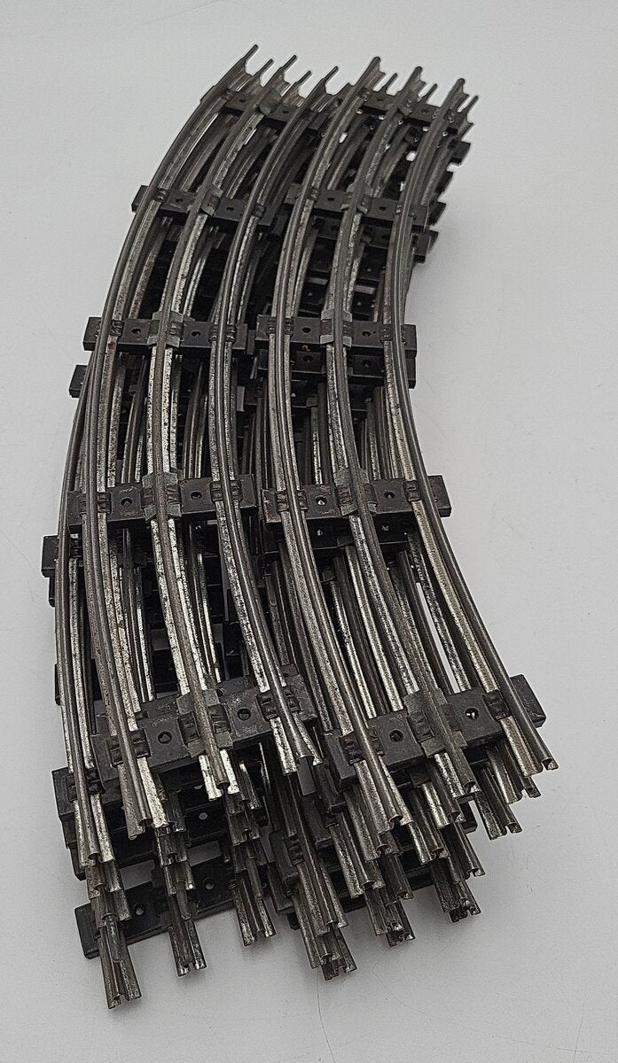 Lionel Vintage O Scale 14 inch Curved Track Sections [12] VG