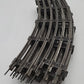 Lionel Vintage O Scale 14 inch Curved Track Sections [12] VG