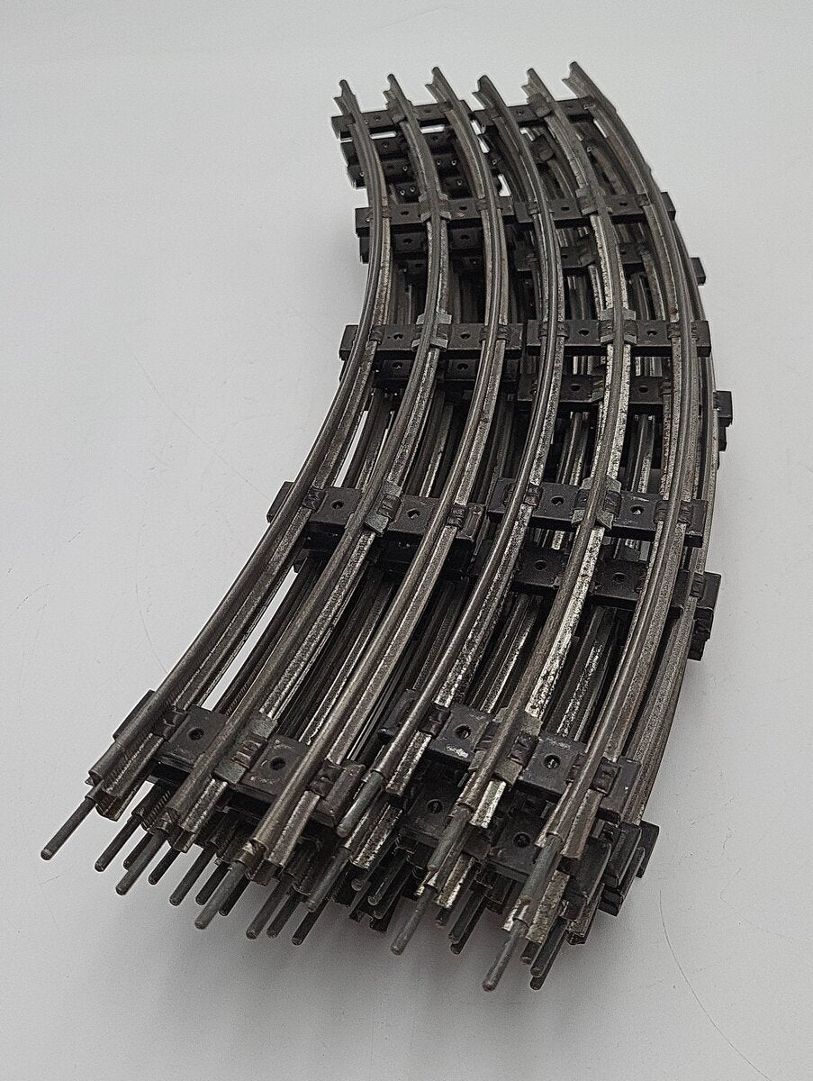 Lionel Vintage O Scale 14 inch Curved Track Sections [12] VG