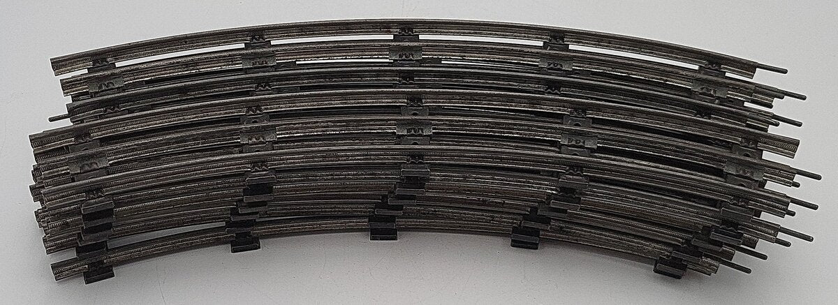 Lionel Vintage O Scale 14 inch Curved Track Sections [12] VG