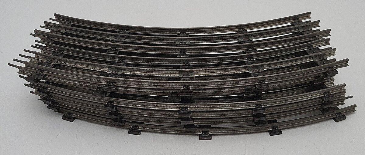 Lionel Vintage O Scale 14 inch Curved Track Sections [12] VG