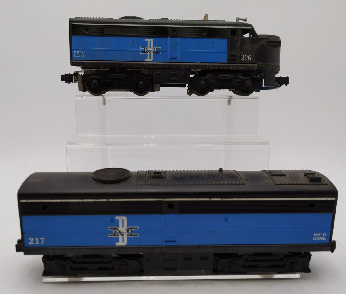 Lionel 217 Vintage O Boston & Maine Alco A&B Diesel Locomotive Set EX