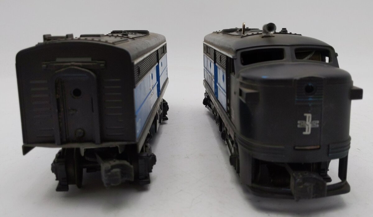 Lionel 217 Vintage O Boston & Maine Alco A&B Diesel Locomotive Set EX