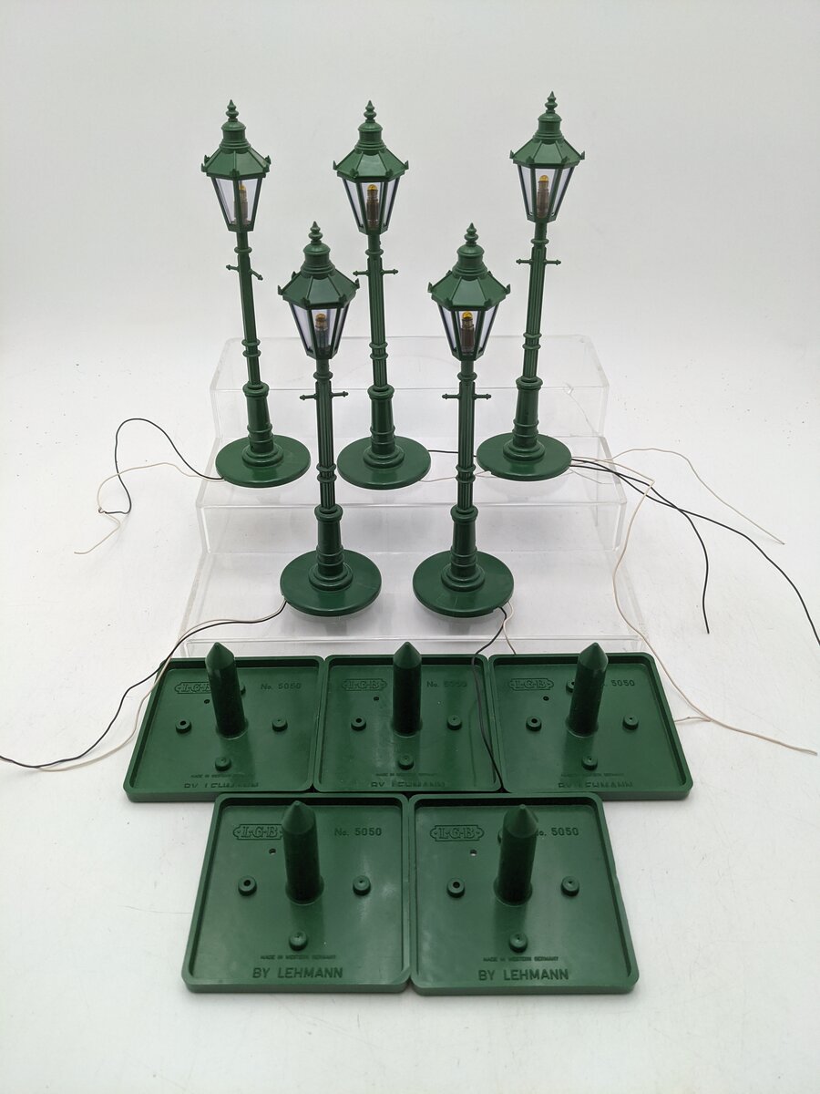 LGB 5050 G Scale Nostalgic Street Lantern Post 14 - 18 Volt [5] EX