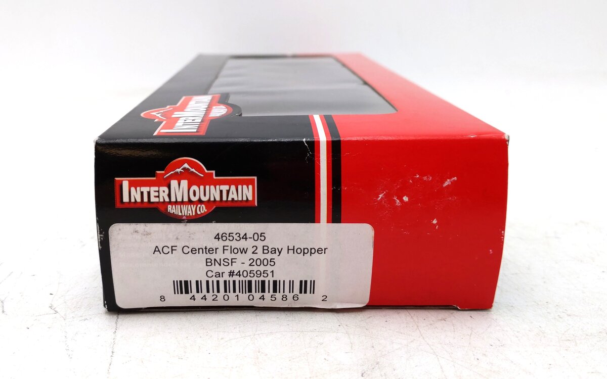 InterMountain 46534-05 HO BNSF 2-Bay Hopper #405951 LN/Box