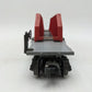 Lionel 6418 Vintage O Girder Bridge Machinery Car with Orange Girders VG
