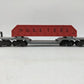 Lionel 6418 Vintage O Girder Bridge Machinery Car with Orange Girders VG