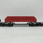 Lionel 6418 Vintage O Girder Bridge Machinery Car with Orange Girders VG