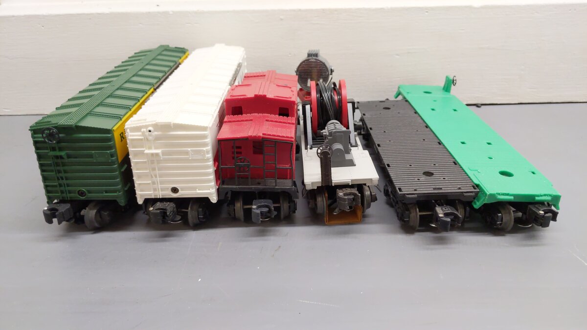 Lionel O Gauge Assorted Freight Cars 6921, 6585, 9158, 646300, 9472, 3650 [6] EX