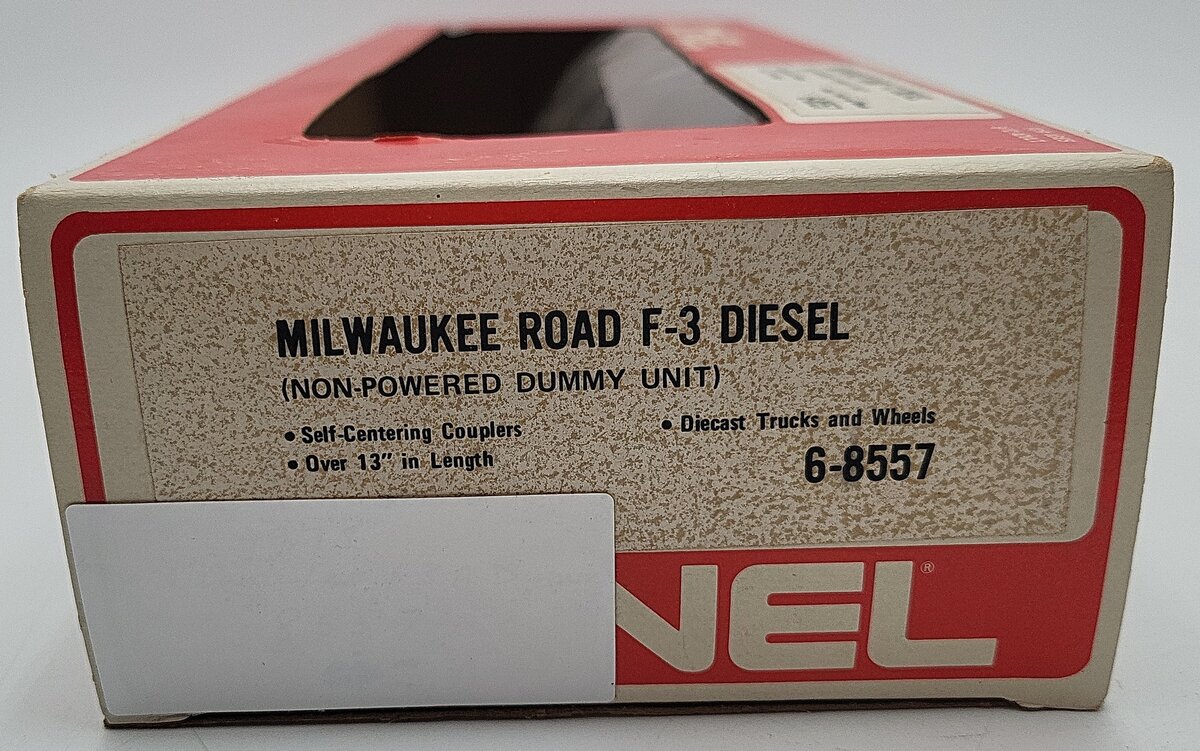 Lionel 6-8557 O Milwaukee Road F3 A Non-Powered Diesel Locomotive #8557 EX/Box