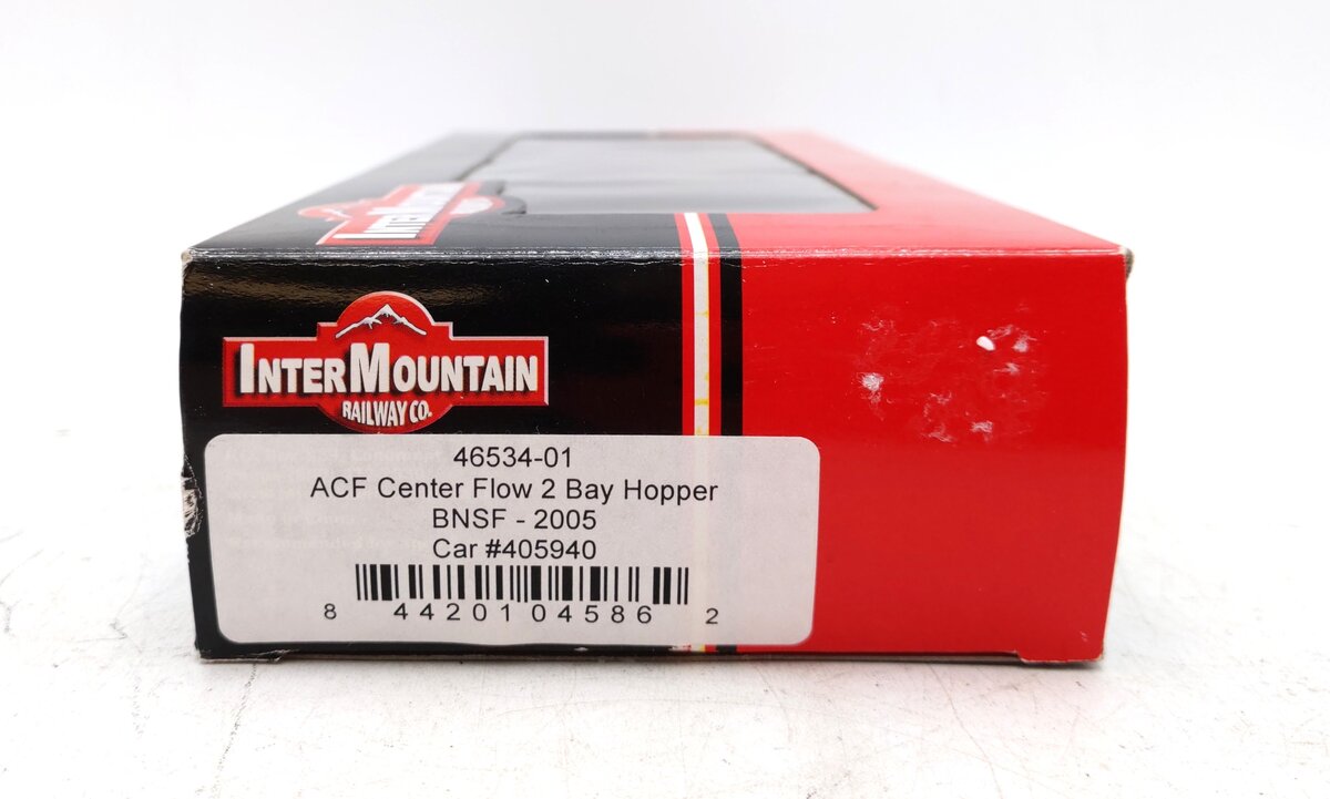 InterMountain 46534-01 HO BNSF 2-Bay Hopper #405940 LN/Box
