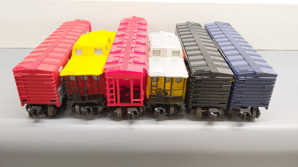 Lionel O Assorted Freight Cars 9288, 9754, 9119, 6464425, 9758, 9167[6] EX/Box