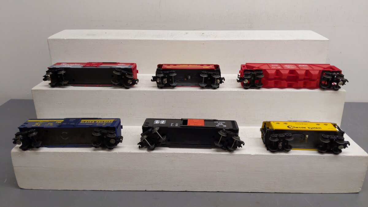 Lionel O Assorted Freight Cars 9288, 9754, 9119, 6464425, 9758, 9167[6] EX/Box