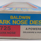 Model Power 725 HO Scale Delaware & Hudson Powered Sharknose Diesel Locomotive EX/Box